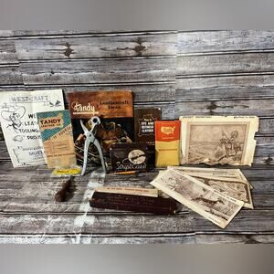 Vintage leather tools - patterns